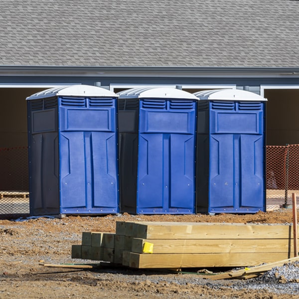 how can i report damages or issues with the porta potties during my rental period in Wheeler Texas